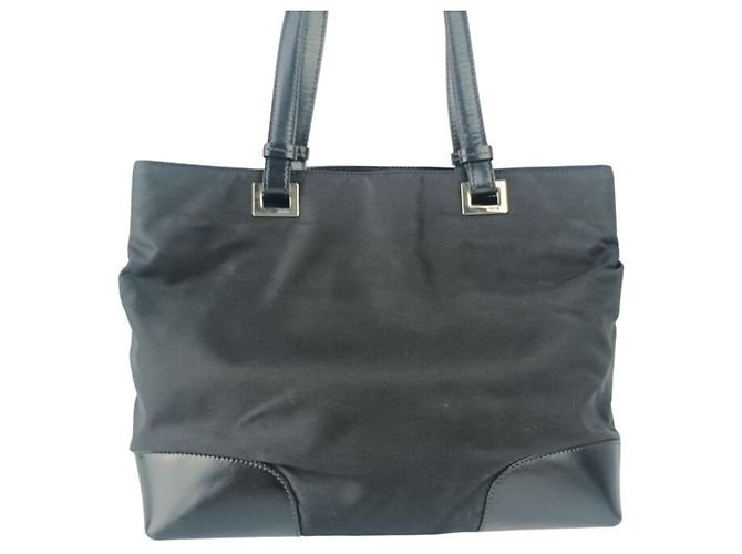 Borsa Tote Prada Tessuto Nero - vista 3