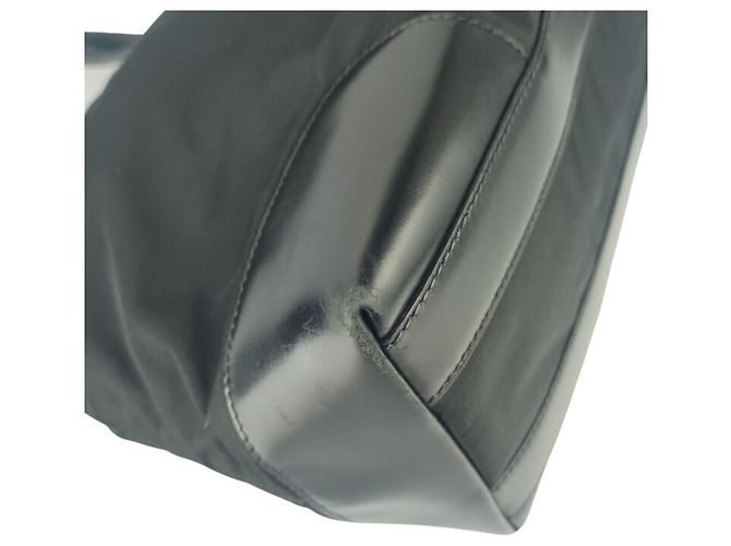 Borsa Tote Prada Tessuto Nero - vista 5