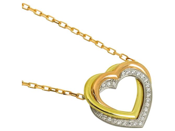Collana Cartier Trinity Heart Diamanti - vista 3