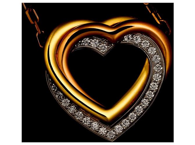 Collana Cartier Trinity Heart Diamanti - vista 6