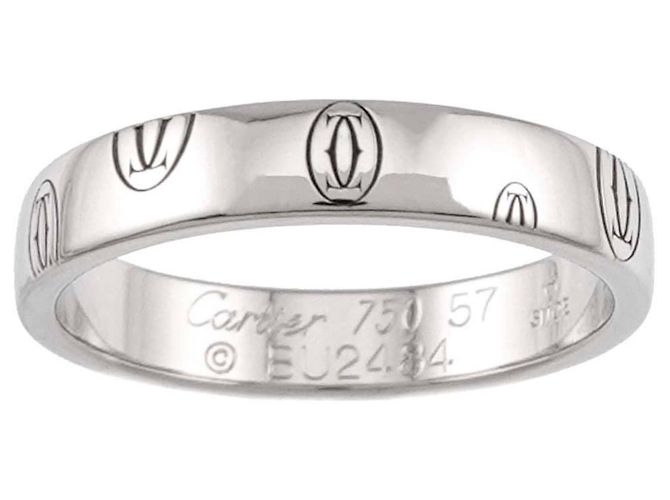 Anello Cartier Happy Birthday in oro bianco 18K - vista 2