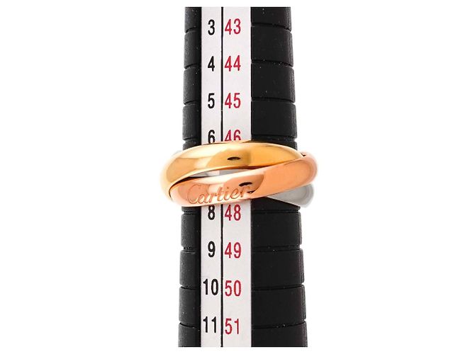 Anillo Cartier Trinity MM #46 con Diamantes - vista 6
