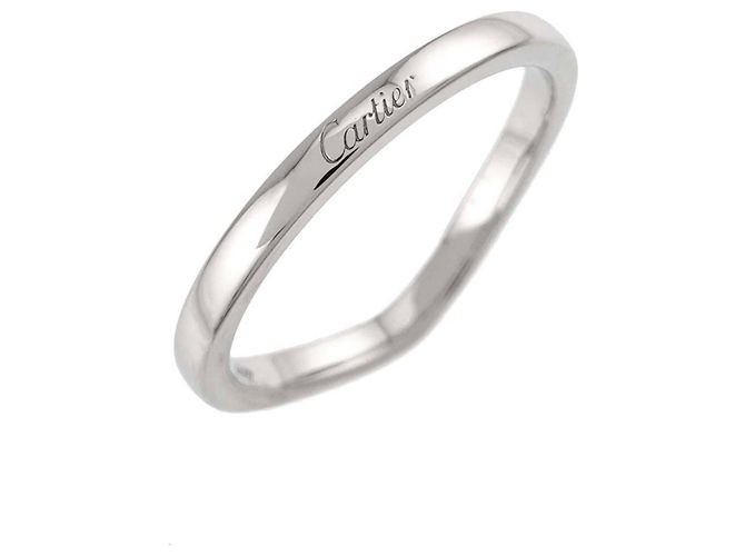 Anello Cartier Ballerina Curve in platino - vista 5