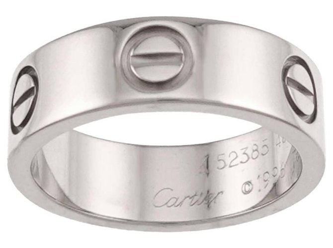 Anello Cartier Love in oro bianco 18K - vista 2
