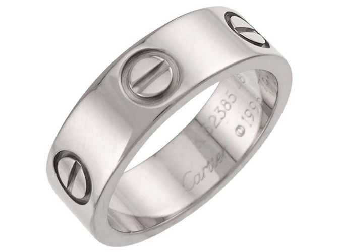 Anello Cartier Love in oro bianco 18K - vista 4