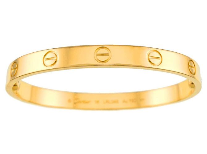 Bracciale Cartier Love in oro giallo 18K - vista 2