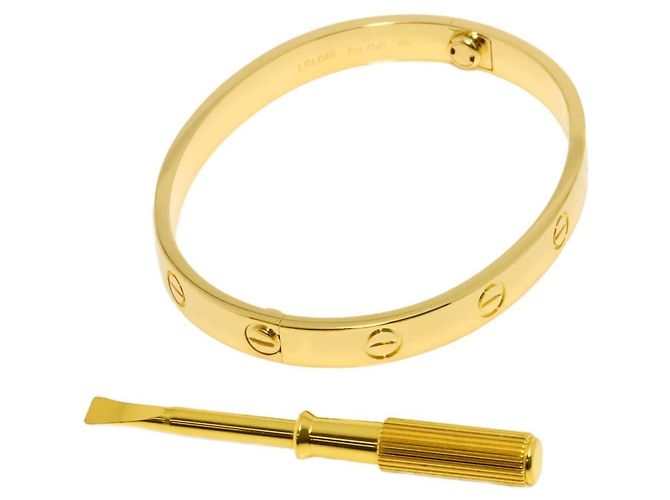 Bracciale Cartier Love in oro giallo 18K - vista 3