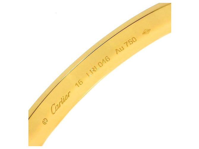 Bracciale Cartier Love in oro giallo 18K - vista 4