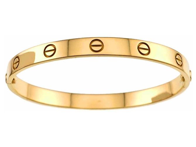 Bracciale Cartier Love in oro giallo 18K - vista 2