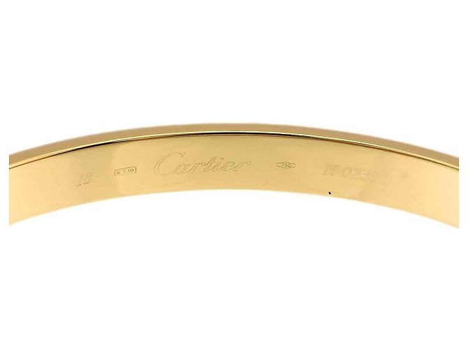 Bracciale Cartier Love in oro giallo 18K - vista 6