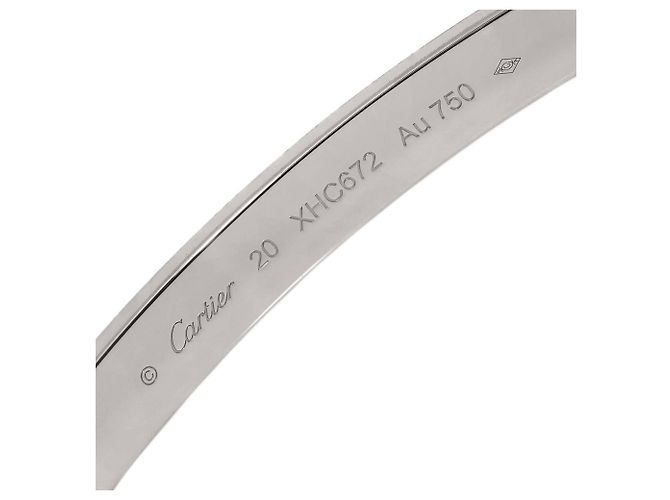 Bracciale Cartier Love in oro bianco 18K - vista 4