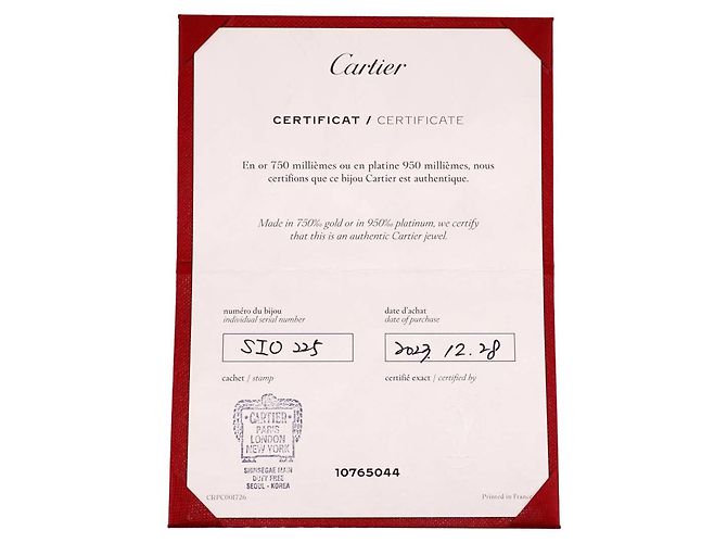 Bracciale Cartier Love Small SM #15 in oro bianco 18K - vista 8