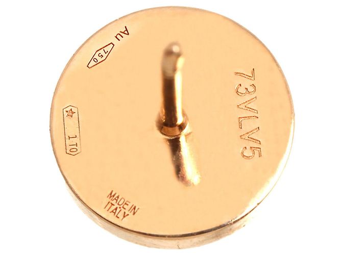 Bulgari Pendientes de botón Bvlgari en oro rosa 18K - vista 5