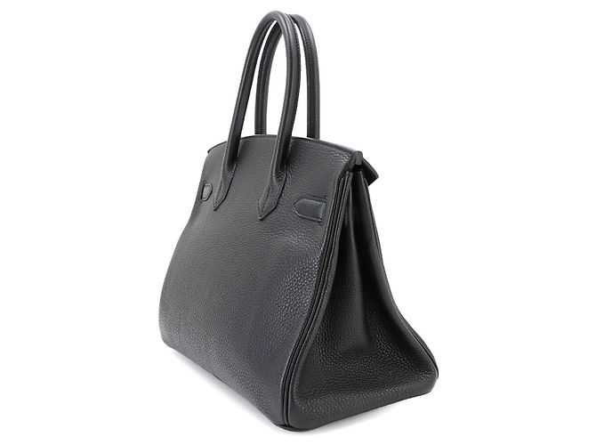 Hermès Borsa Hermes Birkin 30 in pelle Togo nera Nero - vista 4