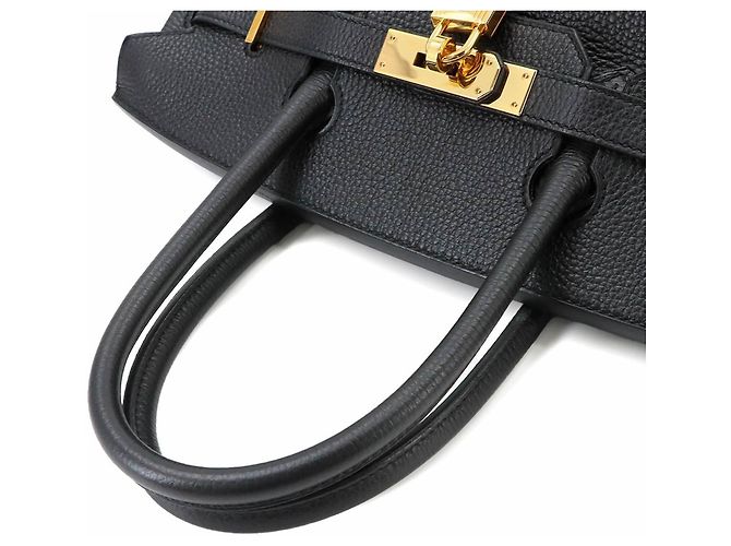Hermès Borsa Hermes Birkin 30 in pelle Togo nera Nero - vista 6