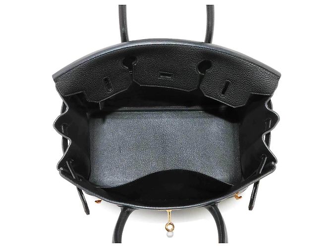 Hermès Borsa Hermes Birkin 30 in pelle Togo nera Nero - vista 7
