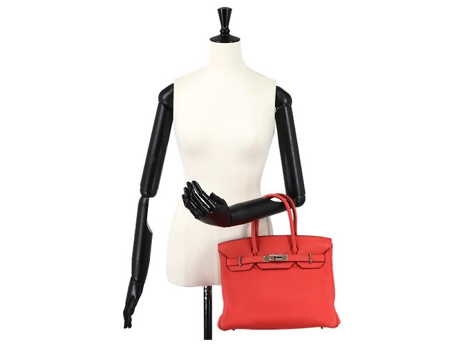 Hermès Borsa Hermes Birkin 30 in Bougainvillea - vista 10