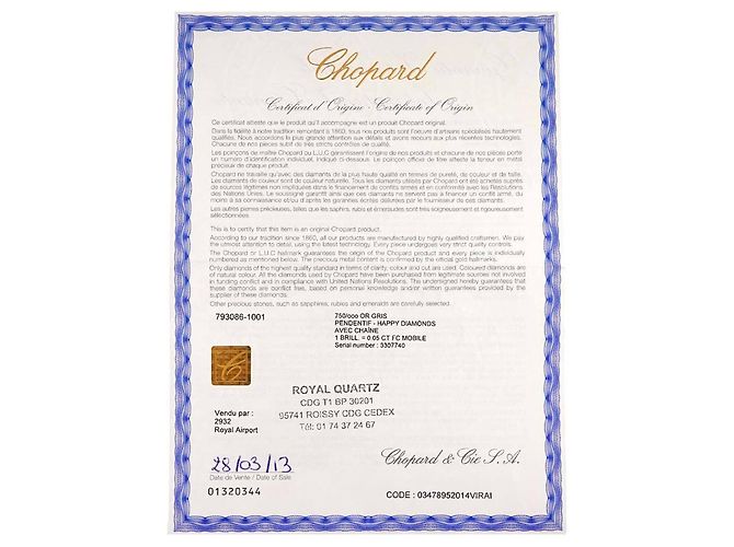 Collana Chopard Happy Diamond - vista 9