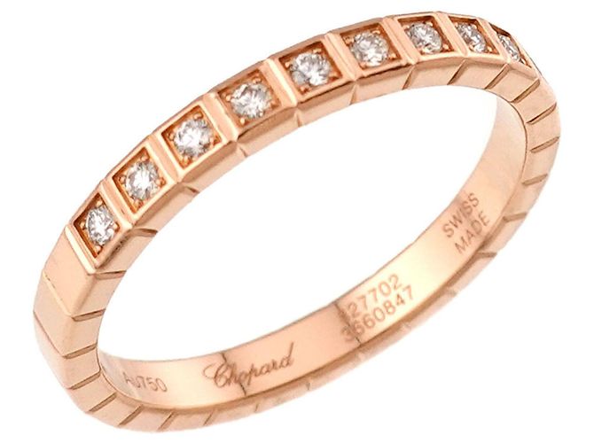 Anillo Chopard Ice Cube 1 en oro rosa 18K - vista 5