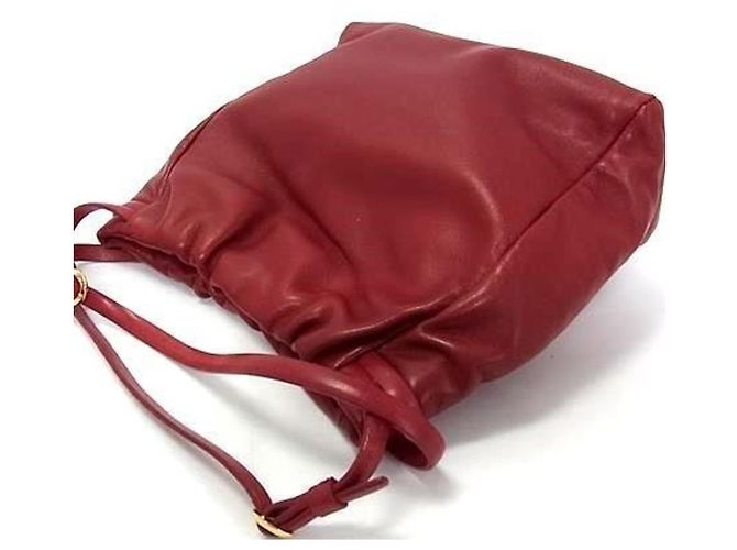 mala Loewe Anagram Mini Tote Bag Vermelho - vista 3