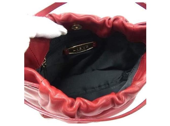 mala Loewe Anagram Mini Tote Bag Vermelho - vista 5