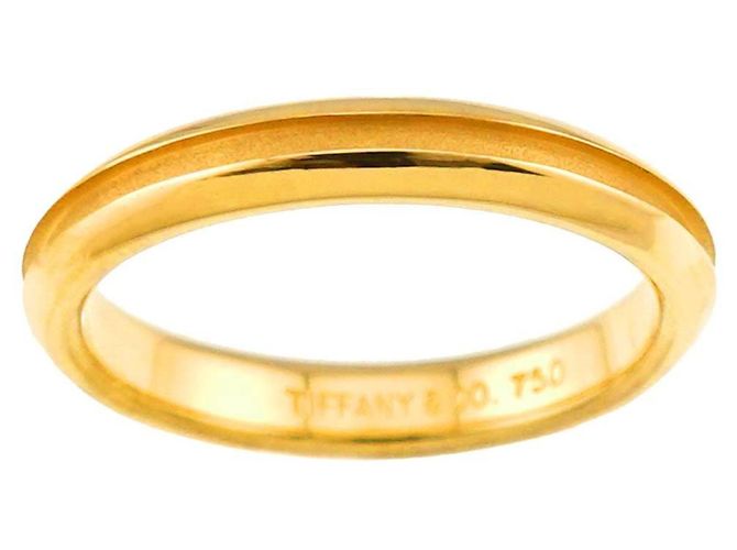 Autre Marque Tiffany & Co. Atlas Grooved Band Ring - Ansicht 2