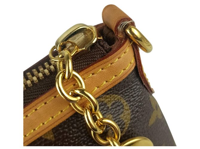 Borsa Louis Vuitton Monogram Palermo PM Marrone - vista 6