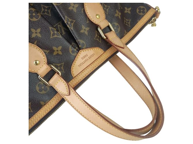 Borsa Louis Vuitton Monogram Palermo PM Marrone - vista 7