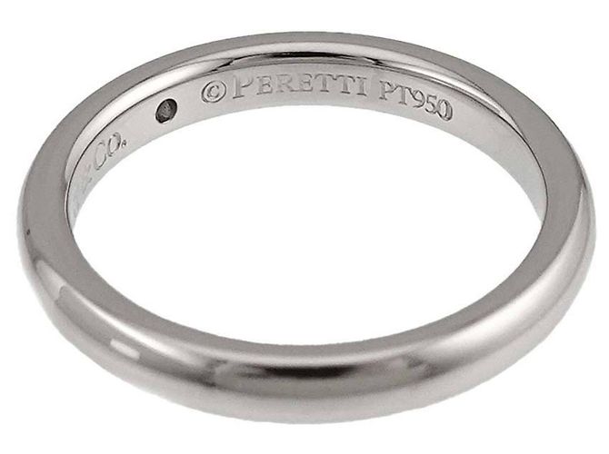 Autre Marque Anillo de alianza apilable de platino Tiffany & Co. con diamante - vista 3