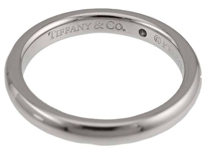 Autre Marque Anillo de alianza apilable de platino Tiffany & Co. con diamante - vista 4