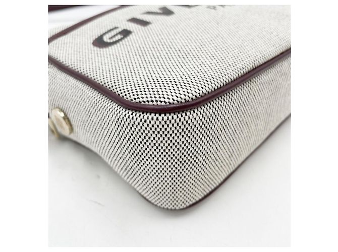 Givenchy Bond Schultertasche Beige Bordeaux - Ansicht 4