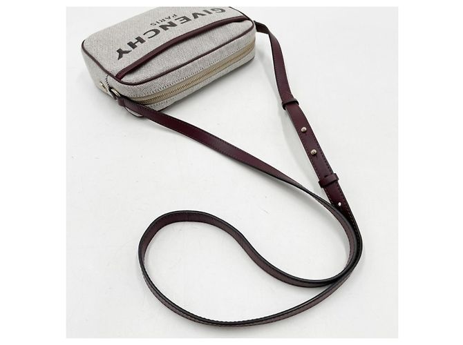 Givenchy Bond Schultertasche Beige Bordeaux - Ansicht 6