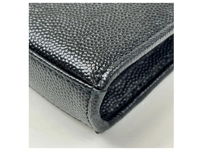 Autre Marque Borsa a pochette Saint Laurent in pelle nera Nero - vista 5