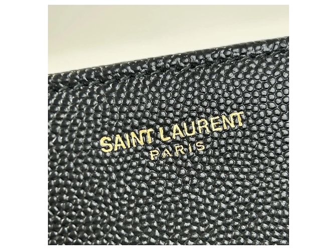 Autre Marque Borsa a pochette Saint Laurent in pelle nera Nero - vista 7