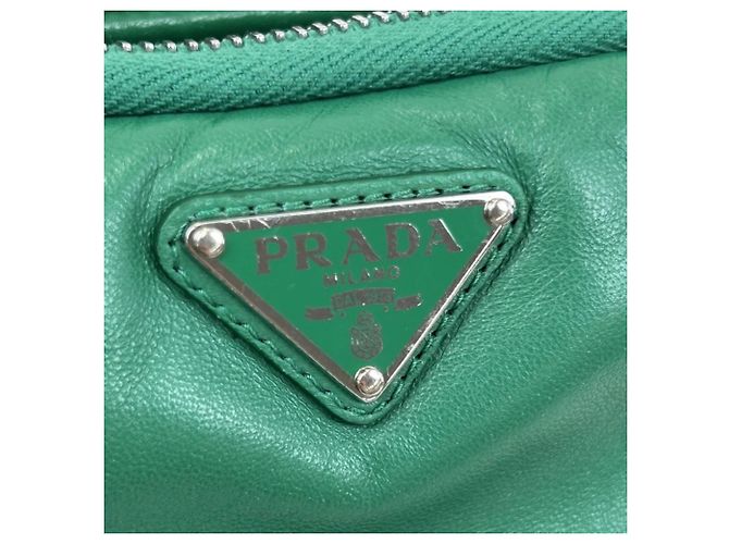 Sac à épaule mini Prada Triangle - vue 10