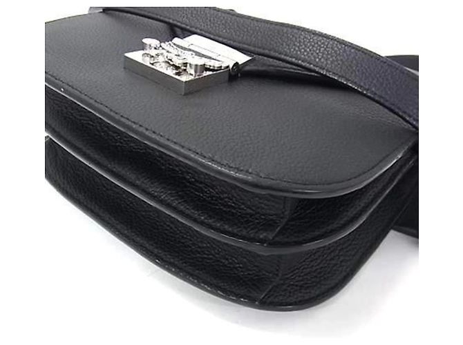 Borsa a tracolla MCM Patricia in pelle nera - vista 4