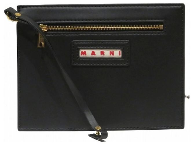 Marni Jacquard Canvas Tote Bag Medium Braun Pink - Ansicht 5
