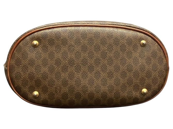 Céline Borsa Tote Celine Macadam in pelle Marrone - vista 3