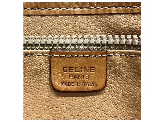 Céline Borsa Tote Celine Macadam in pelle Marrone - vista 4