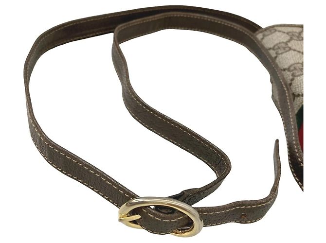 Gucci Old Schultertasche, Sherry Line Braun - Ansicht 6