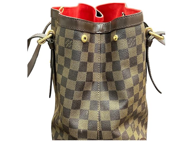 Sac Cabas Louis Vuitton Hampstead MM Marron Damier ebène - vue 8