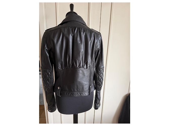 Dsquared2 leather jacket Black - view 5
