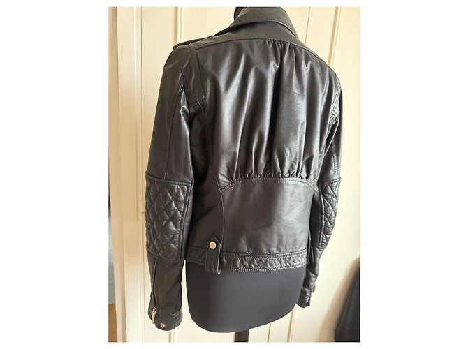 Dsquared2 leather jacket Black - view 6