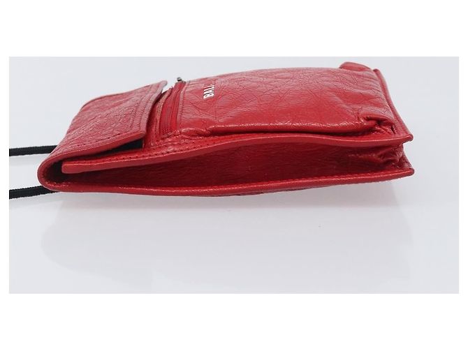 Balenciaga Explorer Leather Rouge - vue 4