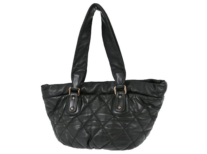 Chanel Cloudy Bundle Bowler de piel de cordero acolchada - vista 2