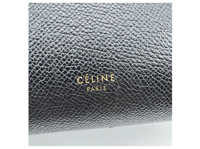 Céline Cinto Celine Mini em pele de vitela Preto - vista 6