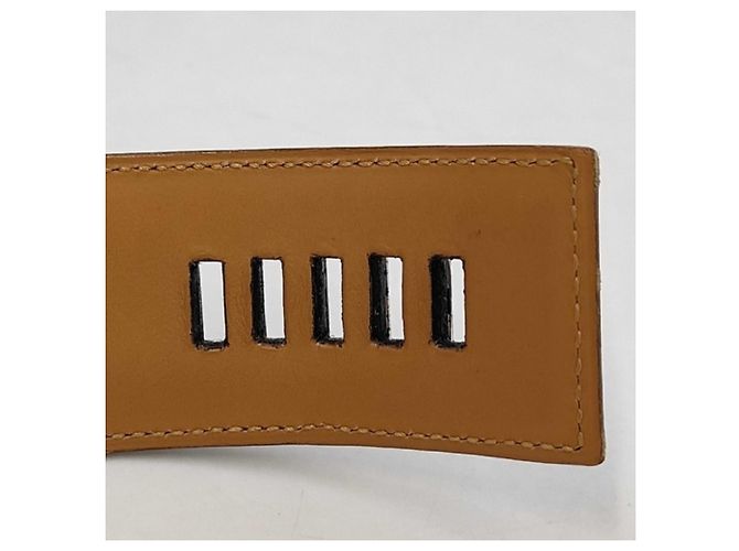 Hermès HERMES Ledergürtel für Damen - Collier de Chien Blau - Ansicht 4