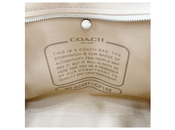 Borsa Tote Cargo COACH CP158 Beige - vista 9