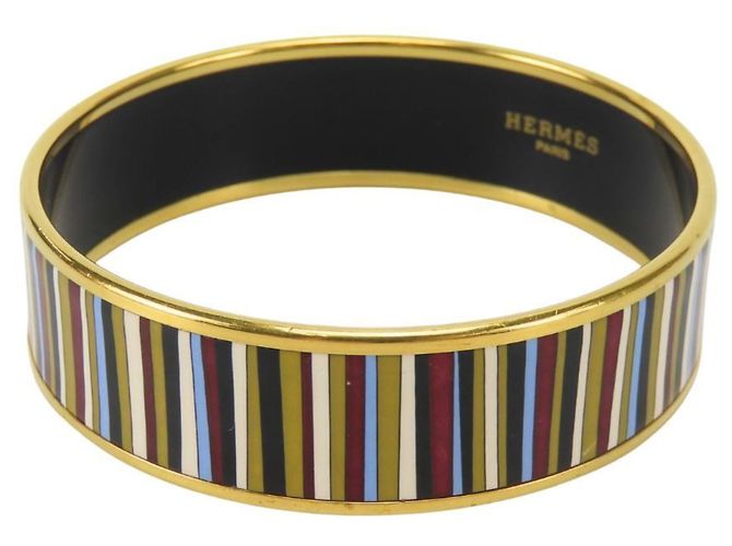 Hermès Bracciale in smalto multicolore Hermes - vista 2