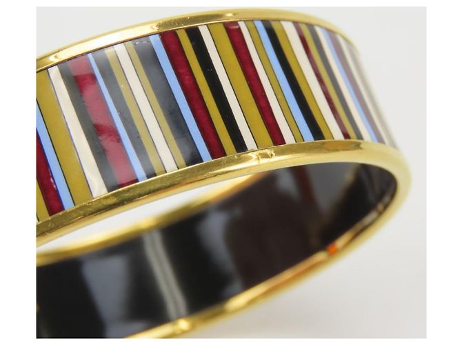 Hermès Bracciale in smalto multicolore Hermes - vista 6